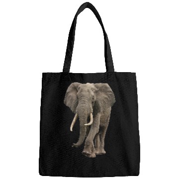 Discover Elephant Pet Large African Grey Elephant With Tusks Bags