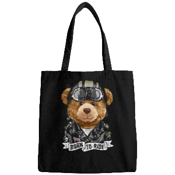 Discover Bear Pet Bear biker Old School Biker Bags