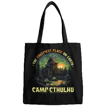 Discover Camp Cthulhu Cosmic Horror Camping Cthulhu Bags