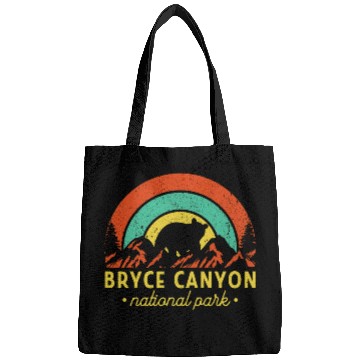 Discover Bryce Canyon National Park Retro Sunset vintages 3 Bags