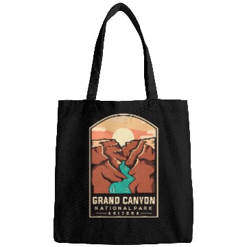 Discover Grand Canyon National Park Throwback Design Classic Bags