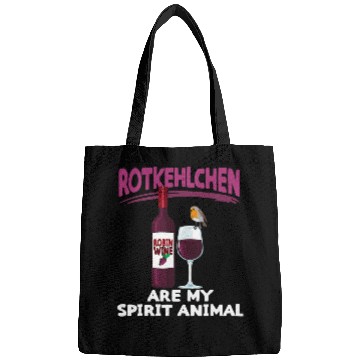 Discover Wines Fun Funny Robin Red Wines Drinker e Bags