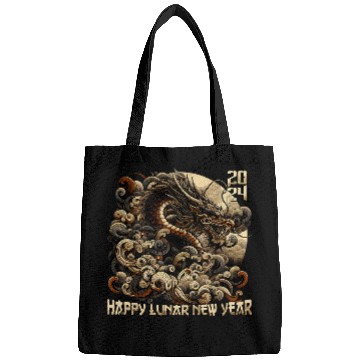 Discover Dragon Pet Retro Chinese Lunar New Year Bags