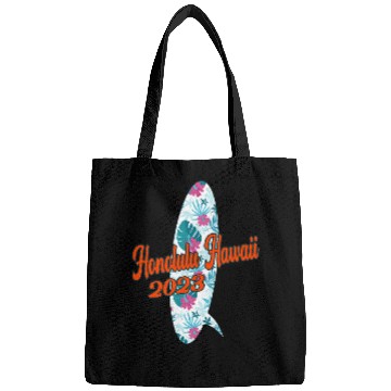Discover Honolulu Hawaii Beach Surf Surfing Tropical Vacation Bags