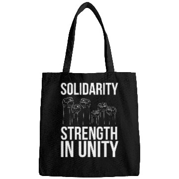 Discover Solidarity Strength In Unity Labor Day Union Worker Laborer Bags