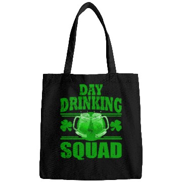 Discover Beer Fun St Patrick s Day Drinking Squad vintages Beer Shamrocks Bags