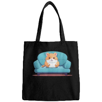 Discover Hamster Pet Cool sofa hamster for couch and pets lovers Bags
