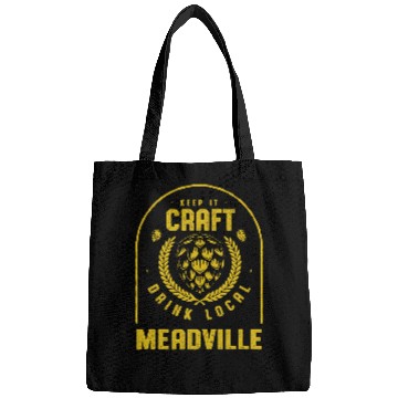 Discover Keep It Craft Drink Local Retro Baker City vintages Oregon Bags
