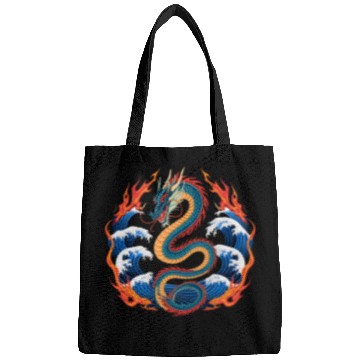 Discover Dragon Pet Chinese Art Mens Womens Year Of The Dragon 4 Bags