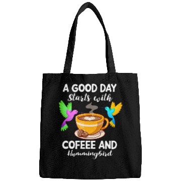 Discover Coffee Fun Hummingbird caffeines Birder Bags