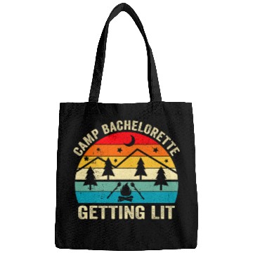 Discover Getting Lit Camp Bachelorette Bride Bridesmaid Camping Bags
