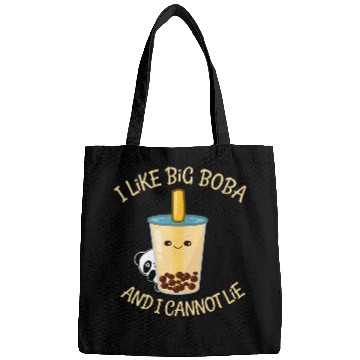 Discover Panda Pet Loves Boba Tea and Cannot Lie Bags