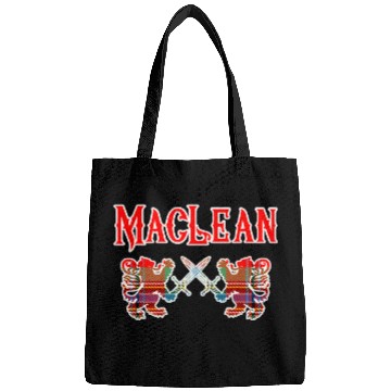 Discover Lion Pet MacLean Scottish Clan Lion Family Name Tartan Kilt Bags