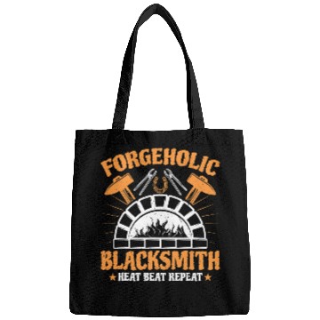 Discover Blacksmith Job Blacksmithing Forgeholic Blacksmith Farrier Ironworker Bags