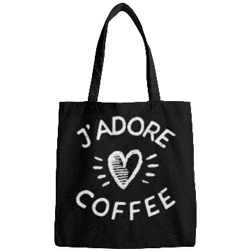 Discover Coffee Fun Lover Tee J adore Coffee Addict Barista Bags