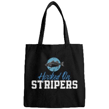 Discover Funny Striped Bass Fishing Hooked On Stripers Striper Hunter Bags