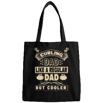 Discover Curling Dad like a regular Dad but cooler for Father Curler Bags