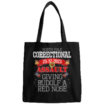 Discover Correctional Caught Giving Rudolph xmass Christmas Bags