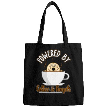 Discover Coffee Fun Bagel Breakfast Brunch Bagel Bags