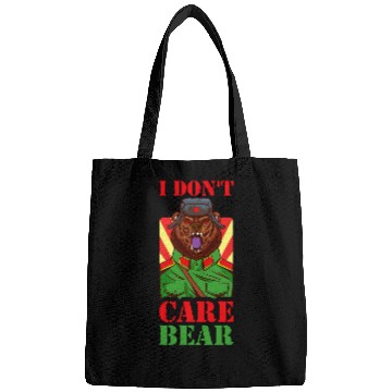 Discover Bear Pet I Dont Care Bear Bags