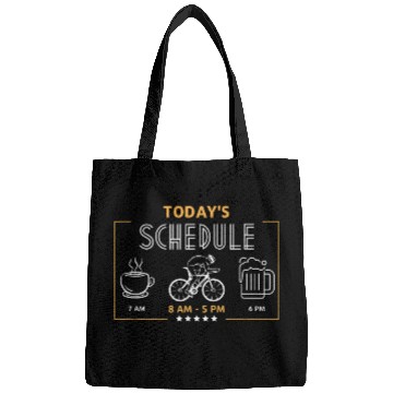 Discover Beer Fun Today s Schedule Coffee Cycling Beer Funny To Do List Men Bags