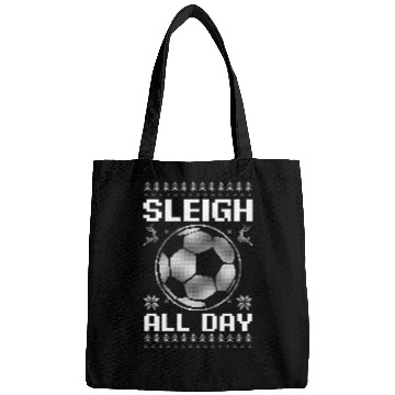 Discover Sleigh All Day Design Christmas Soccer Bags
