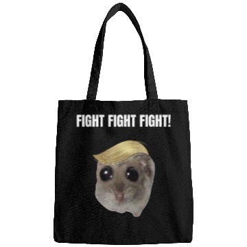 Discover Hamster Pet Fight Fight Fight Sad Hamster Meme Bags