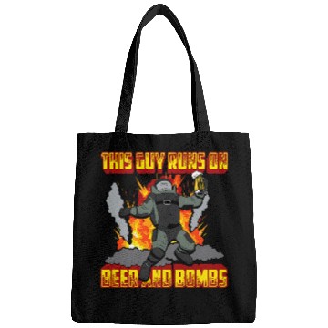 Discover Beer Fun Bombs and Beer EOD Explosive Ordnance Disposal Master Badge Bags