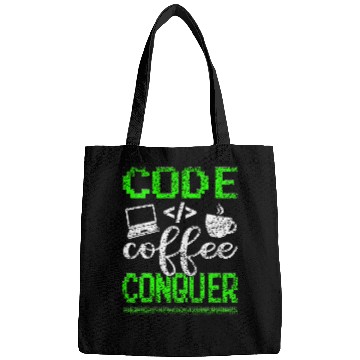Discover Coffee Fun Code Coffee Conquer Bootstrap Bootstrapping Indie hackers 2 Bags