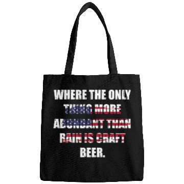 Discover Beer Fun Oregon Where Rain Craft Beer Overflow Bags