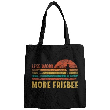 Discover Less Work More Frisbee vintages Ultimate Frisbee Flying Disc Bags