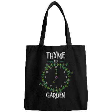 Discover Funny Herb Gardening Pun Its Thyme To Garden Bags