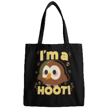 Discover Owl Pet Adopt Me I m A Hoot Cute Little Owl Portrait Bags