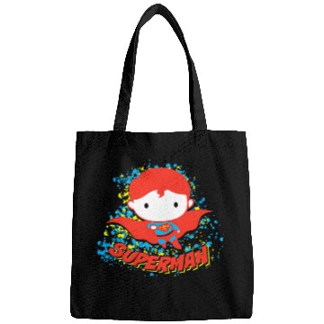 Discover DC Comics Superman Chibi Kawaii Graffiti Superhero Icon Bags