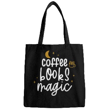 Discover Coffee Fun Books Magic Funny Reader caffeines Witchcraft Lover Bags