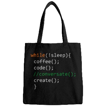 Discover Coffee Fun Code Create Computer Science Programming Geek Bags