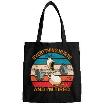 Discover Duck Pet Everything Hurts And I m Tired Duck 2 Bags