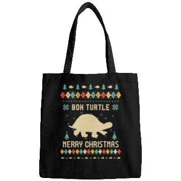 Discover Turtle Pet BOX TURTLE Ugly Christmas Sweater Vinatge Retro Bags