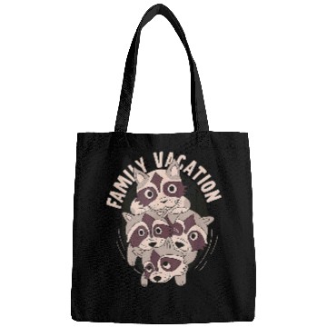 Discover Raccoon Pet Family Vacation Bags