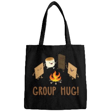 Discover Group Hug Funny Roast Marshmallow Smore Camping Camper Bags