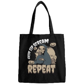 Discover Coffee Fun Grim Sip Scream Repeat Halloween Coffee 1 Bags