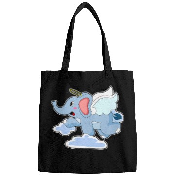 Discover Elephant Pet Angel wings Clouds Bags