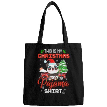 Discover Panda Pet This Is My Christmas Pajama Bags