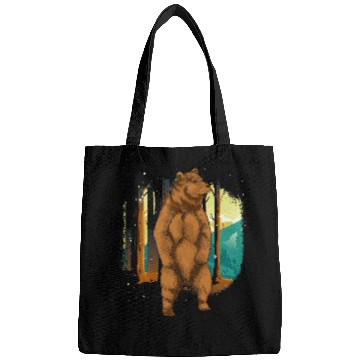 Discover Bear Pet Brown Bear Forest Landscape Animal Nature Bear Bags