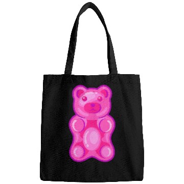 Discover Bear Pet Pink Gummy Bear Candy Bags
