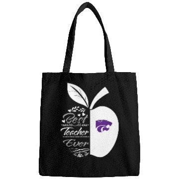 Discover Kansas State Wildcats Teacher Ever Half Apple Bags