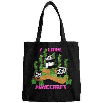 Discover Panda Pet Minecraft Panda Love Poster Bags