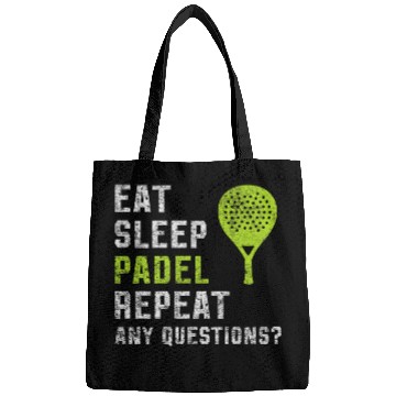 Discover Eat Sleep Padel Repeat Any Questions True Padel Lovers Bags