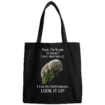 Discover Bear Pet Buffalo Tees Tardigrade Water Bear Science Biology Bags