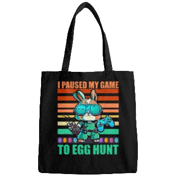 Discover I Paused My Game To Egg Hunt Funny Easter Day Video Game Boy Bags